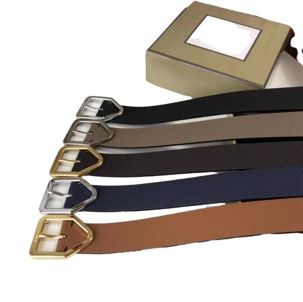 Tom Belts 2022 Uomo Donna Cintura Tom in vera pelle Moda all'ingrosso Accessori per abbigliamento maschile Cintura da lavoro Fibbia grande con scatola