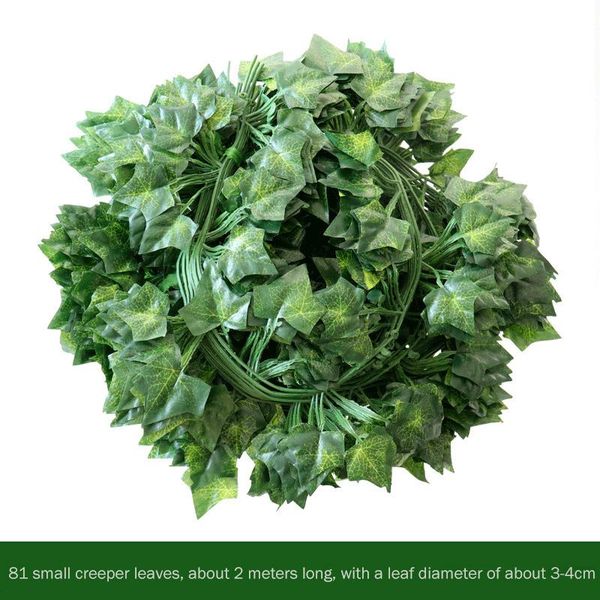 

230cm зеленый шелк искусственный висячие листьев плюща garland растения виноградные листья 1шт diy для ванной комнаты главная украшение gard
