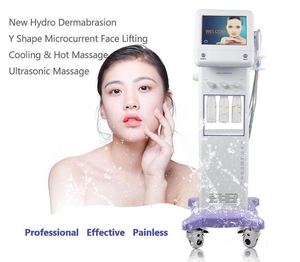 

5 in 1 aqua peel hydra dermabrasion skin moisturizing face lift professional multifinctional rf beauty equipment deep cleaning peel machine
