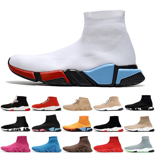 

luxurys designers sock trainers women mens fashion graffiti bottomls socks shoes casual shoes womens boots tripler vintage mens sneakers, Black