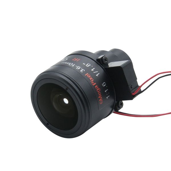 

6mp 1.8 1/2.5 focal length 3.6-10mm fixed iris zoom manual focus lens for cctv camera