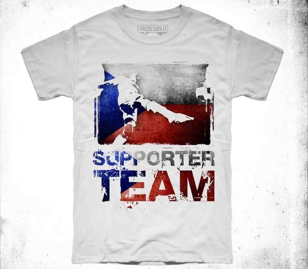 

tshirt homme new casual short sleeved support repubblica ceca mondiali europei nazionale casual sport hooded sweatshirt hoodie men t shirt