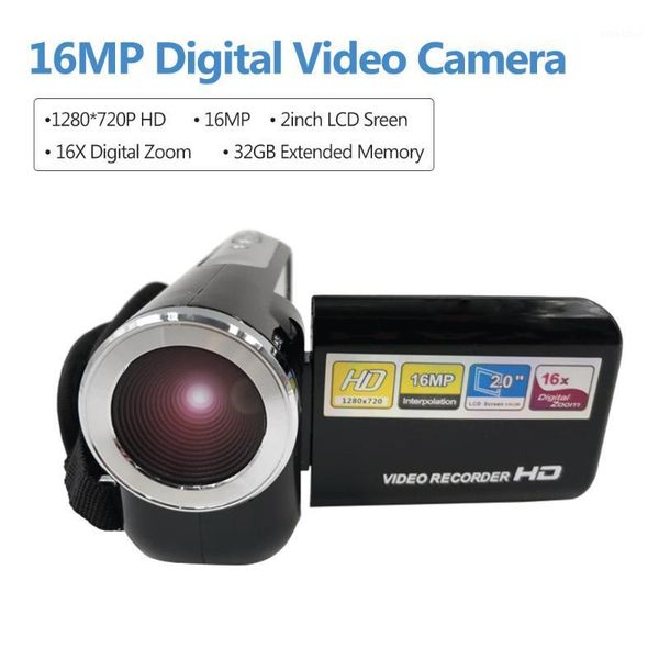 

mini digital video camera dv video camcorder 1080p 1280x720 2inch tft screen 16x digital zoom 32gb extended memory1