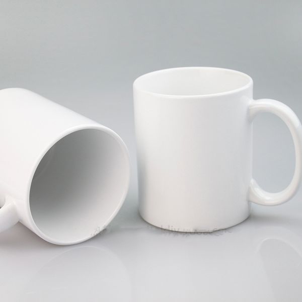 

sublimation blanks mug personality thermal transfer ceramic mug 11oz white water cup party gifts drinkware xd24289