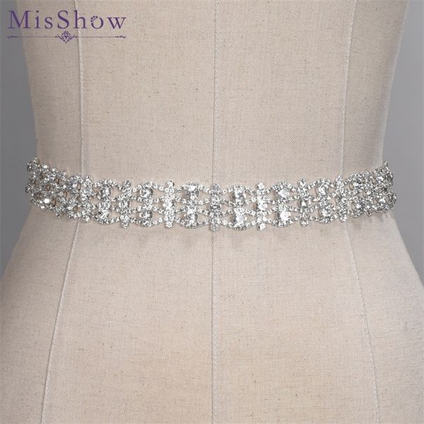 

crystal wedding belts real samples hand made satin rhinestones bridal ribbons sashes wedding accessories cummerbunds waistband y200424, Black;brown