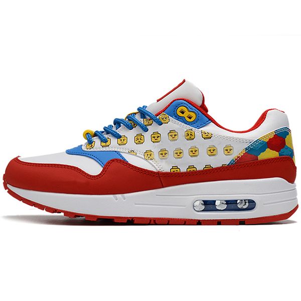 

2021 мужские женщины 87 юбилей 1 пастельные многопользовательские кроссовки 1 делюкс арбуз chaussures reach element designer maxes спортивны, Black