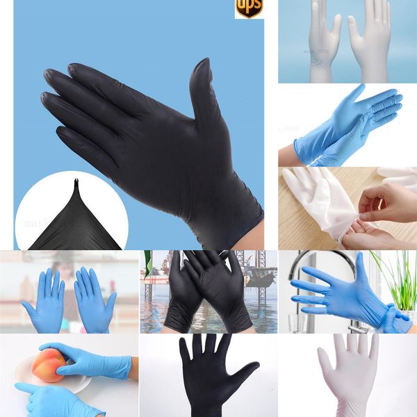 

rubber laboratory nitrile for food cleaning latex disposable gloves 100pcs multifunctional home 0wf0