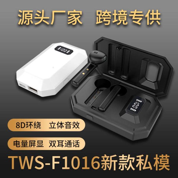 

headset ear new dual wirels bluetooth 5.0 mini leisure led charge display