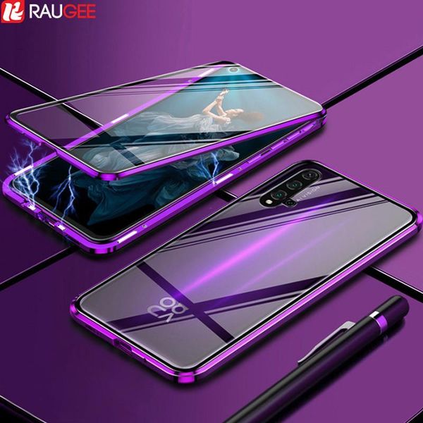 

magnetic case for huawei nova 5t 5 t case double sided tempered glass full protect cover case for huawei honor 20 honor20 h wmtwuz