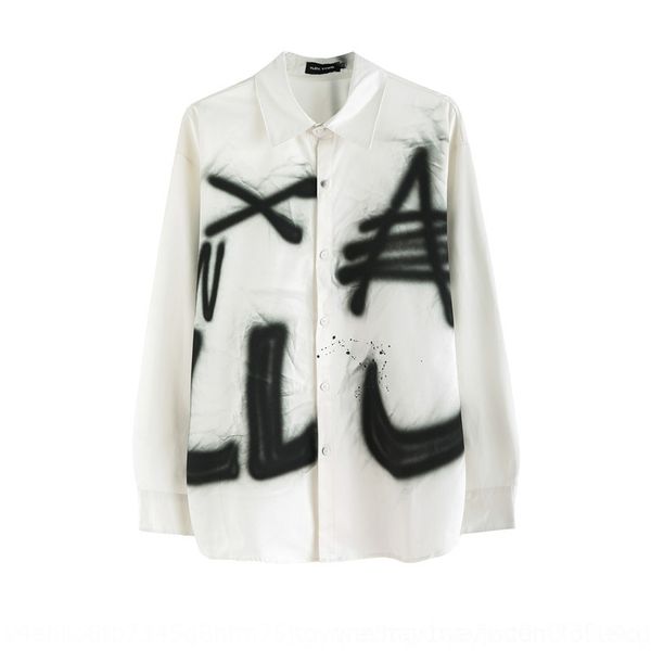 

d4xyo граффити письмо напечатано длинный рукав fa0b9 моды хип рубашка street персонализированного hiphop хмель мужчины, Blue