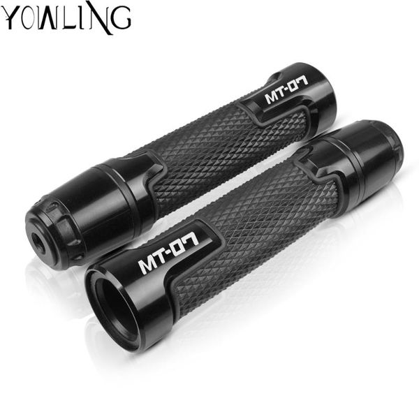 

7/8'' 22mm motorcycle knobs anti-skid handle ends grips bar hand handlebar grip for 2014-2020 mt-07 fz-07 mt07 mt 07