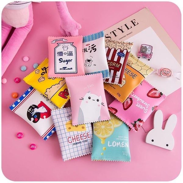 

симпатичные закуски мультфильм кошелек для переноски мини детей fun монет наушники сумка для хранения stall поставки товаров, Black