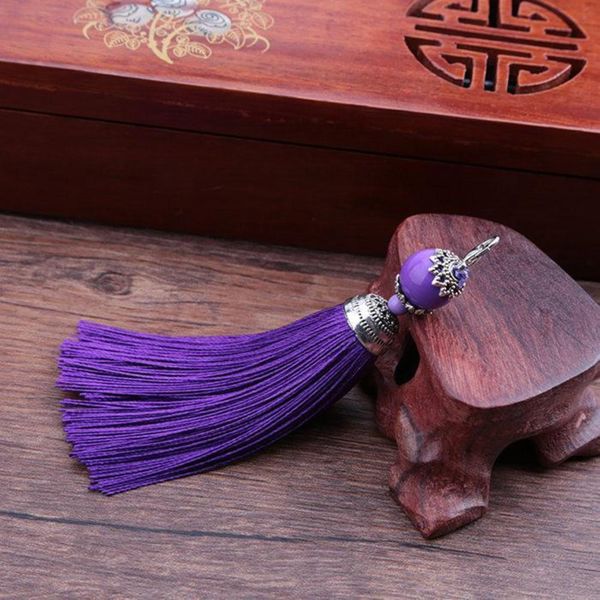 

2pcs lobster clasp decorative tassel fringe diy alloy craft tassel curtain garment sewing accessories key hooks tassel fringe h qyltsi