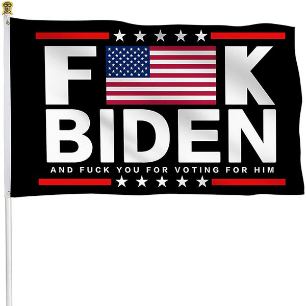 Bandiere del presidente americano Biden 3x5, tessuto 100% poliestere pubblicità nazionale tessuto 100D stampato digitale, occhielli in ottone