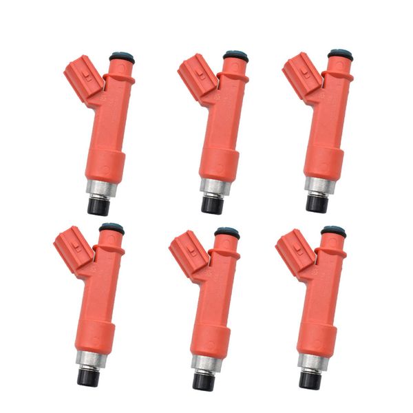 

100% working 850cc 6pcs/lot fuel injectors nozzle 1001-87f90 1zzfe 2zzge for toyota 1.8l lotus exige celica