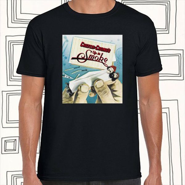 

cheech and chong up in smoke 2 movie men's black t-shirt size s m l xl xxl xxxl adults casual tee shirt sport hooded sweatshirt hoodie