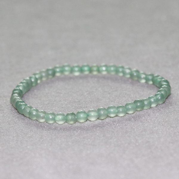 Mg0030 atacado verde aventurina pulseira 4 mm mini mini pulseira de pedras preciosas mulheres ioga mala beads equilíbrio jóias