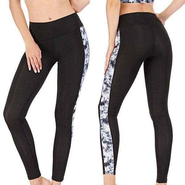

yoga outfits 2021 high waist fitness leggings fashion women's hip lifting exercise running pants push up, White;red