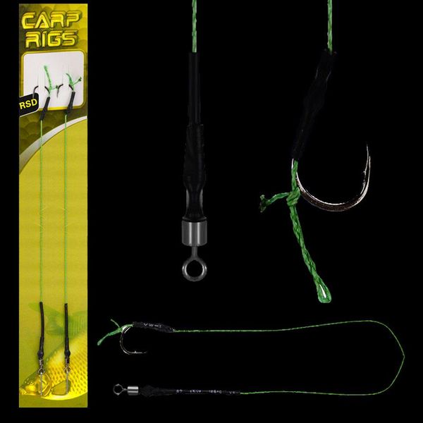 

2 x carp fishing готовые поводок связали rigs терминал снасти карп рыбалка буровые установки карп рог кривой shank рыболовные крючки размер