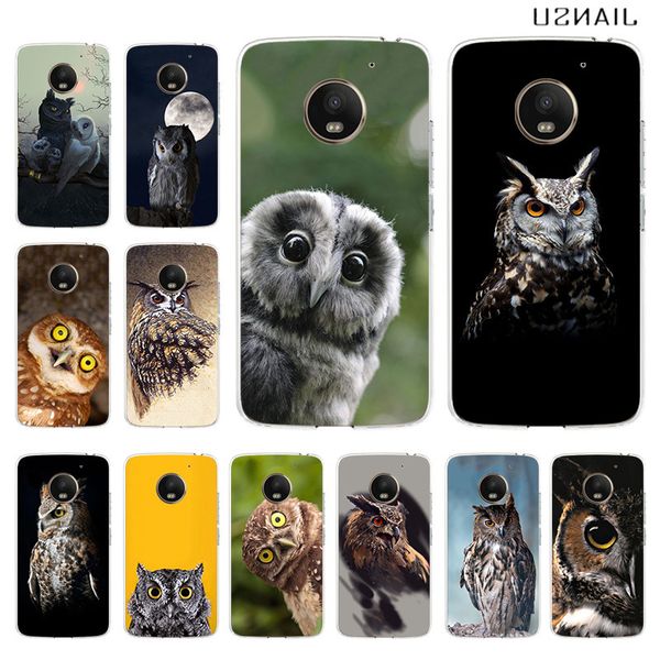 

cute domineering owl luxury cover moto g5 g5s g6 plus g7 power coque silicone soft case for motoral e5+plus e6 play shell