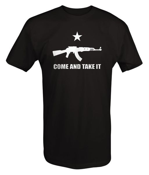 

2019 100& cotton come and take it molon labe star ak47 gun rights t shirt summer style tee shirt sport hooded sweatshirt hoodie