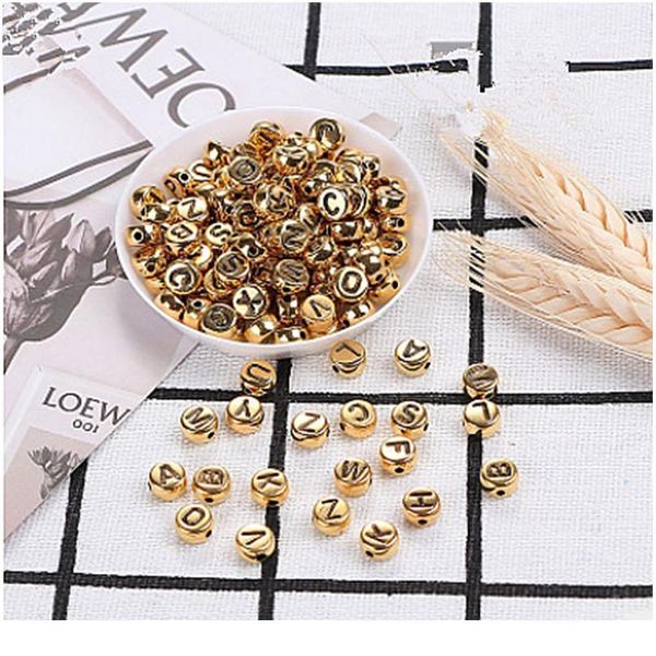 

diy jewelry accessories resin beads colorful english words flat beads square beads children's bracelet accessories10 jlleqr