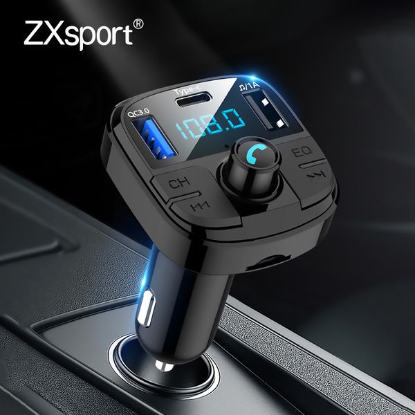 

car mp3 player fm transmitter usb quick charger c charging bluetooth for jaguar xf xe x s type xj guitar e pace accessories