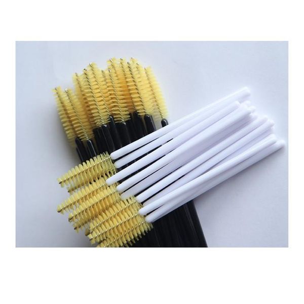 

1000 pcs make up brush synthetic fiber disposable eyelash brush mascara applicator wand brush cosmetic makeup t jlljiz