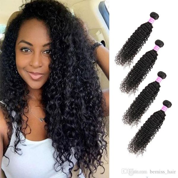 

new arrival kinky curly brazilian hair bundles virgin human hair weave extensions malaysian indian peruvian mongolian cambodian, Black