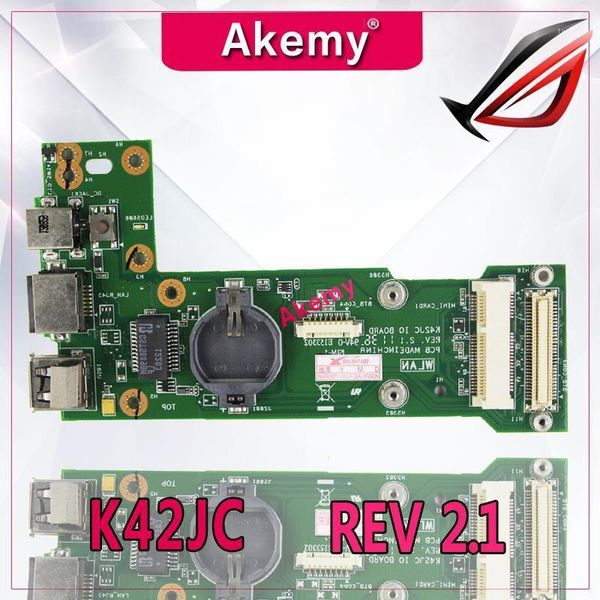 

fans & coolings akemy k42jc rev2.0 rev 2.1 io board for asus k42j x42j a42j a40j k42jr k42jz k42jy k42jv power usb power1