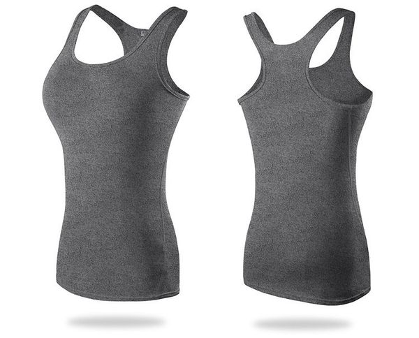 

women sportswear vest fitness breathable yoga workout tank sport t shirt women running shirt xxl sport vest, White
