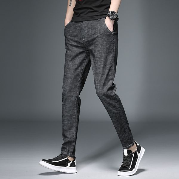 

zzqug новые черный тонкий весна лето тощий и мужские стрейч подходят джинсы брюки и джинсы джинсы мужские брюки rgdba, Blue