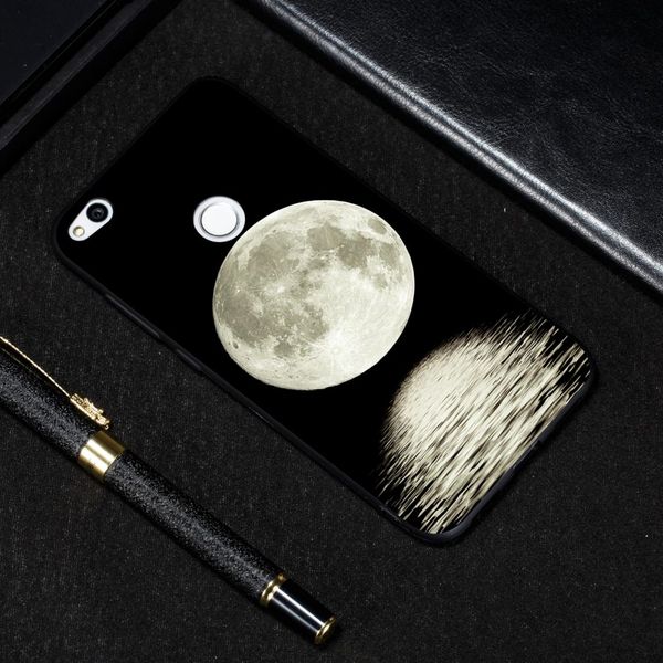 

moon painted pattern soft tpu case for huawei p8 lite
