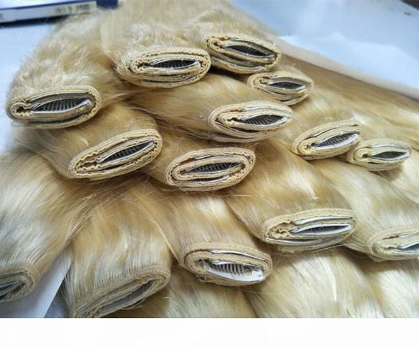 

silk straight human hair clip in hair extensions 5clips one set 100g unprocessed beauty weaves, Black