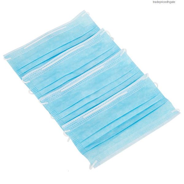 

protective dustproof facial face mask disposable layers 3 cover masks set anti-dust from usa