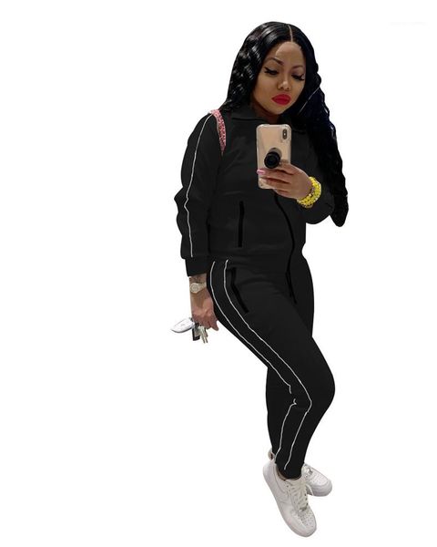 

fashion lepal neck two piece sets plus size cardigan tracksuits womens panelled designer two piece pants, White