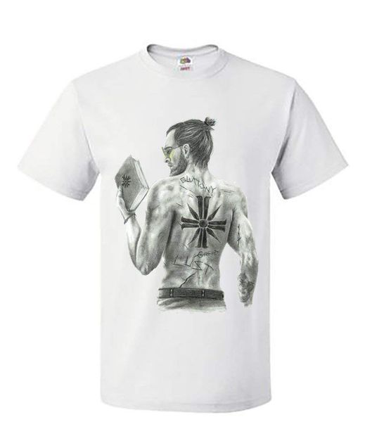 

men's joseph seed 006 far cry 5 tshirt t shirt tribute t shirt men t shirt 2020 summer 100% cotton sport hooded sweatshirt hoodie