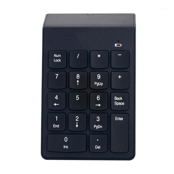 

small-size 2.4ghz wireless mini numeric keypad numpad 18 keys digital keyboard for accounting teller lapnotebook tablets1