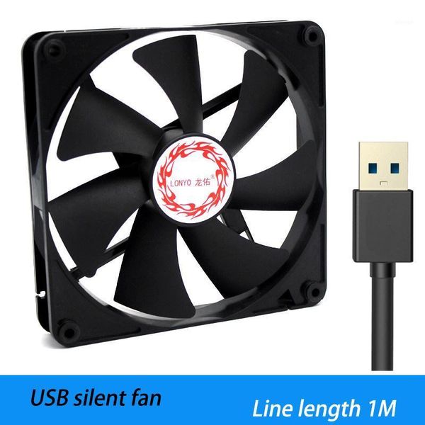 

longyou usb fan 8cm 12cm 14cm usb cooling fan routing cooling computer chassis1