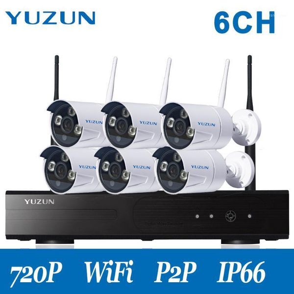 

wireless camera kits 720p home cctv kit outdoor security system with nvr 6 waterproof suit for indoor outdoor1
