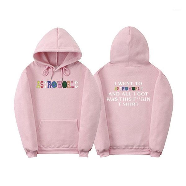 

fashion impressao travis scotts astroworld com capuz hoodies dos homens/mulheres roupas 2018 new harajuku hip hop hoodies1, Black