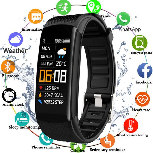 

fitns wristband with pedometer, heart rate monitor, waterproof, healthy