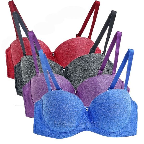 

bra for girls brassiere wire womens 32 34 36 38 b bras women factory shipping, Red;black