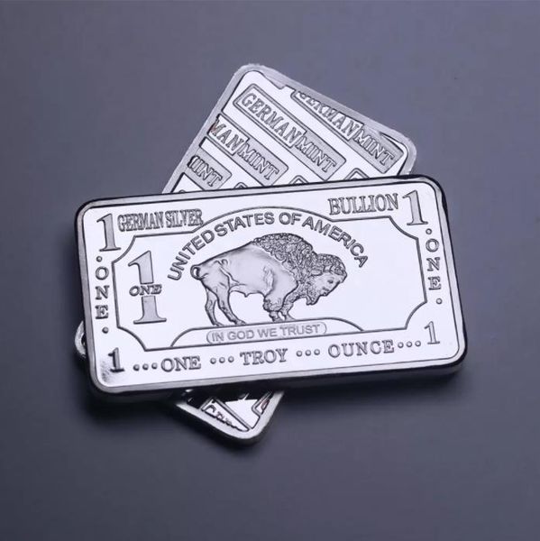 

gifts sample order 1oz germany silver bar.buffalon art bullion not magnetic.cx