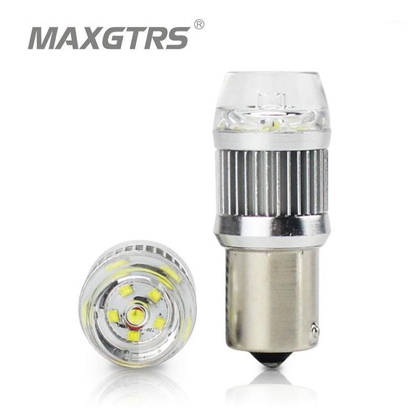 

2x high power s25 1156 cree chip xbd p21w ba15s led bulb auto parking back up brake fog reverse lights lamps crystalline lens1