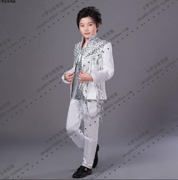 

детские мужские костюмы дизайна masculino homme stage costumes для певцов ангель световые бриллиантные мужчины блестки блазер танцевальная о, White;black