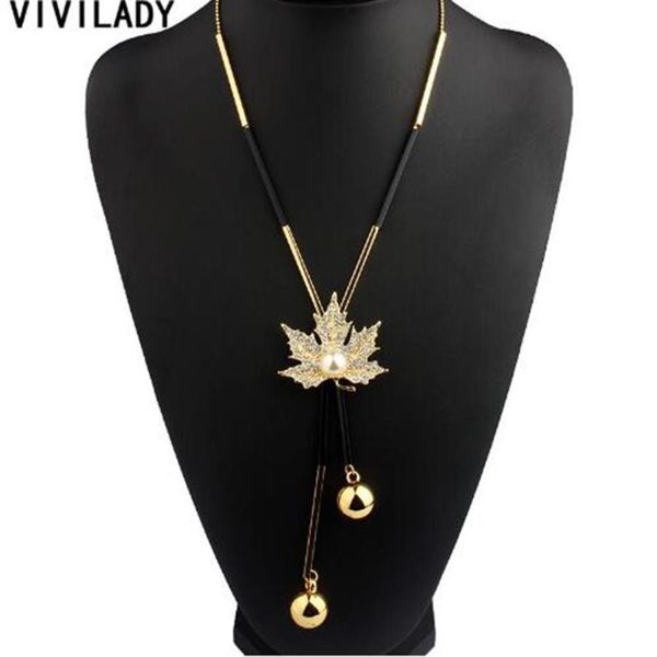 

2020 new cute long beaded chain and tassel necklace pendant female office lady imitation pearl jewelry gift, Silver