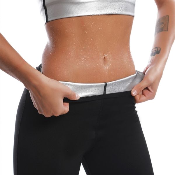 

new women pants women keep warming sweat sauna slimming pants legging control panties body shaper waist trainer slimming shapers lj201211, Black;white