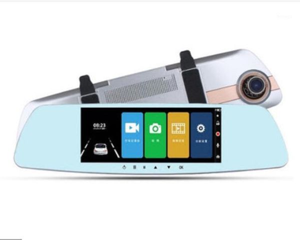 

car dvr dvrs the 7-inch touch screen driving recorder with electronic dog dual lens front and rear video tape reversing image integration1