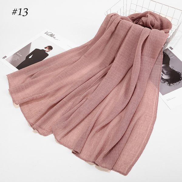 

зима женская crinkle облако хиджаб хлопок вискоза hijabs шаль мусульманская платке тюрбан arab hui solid color складчатой ​​wrap шарф y20100, Blue;gray